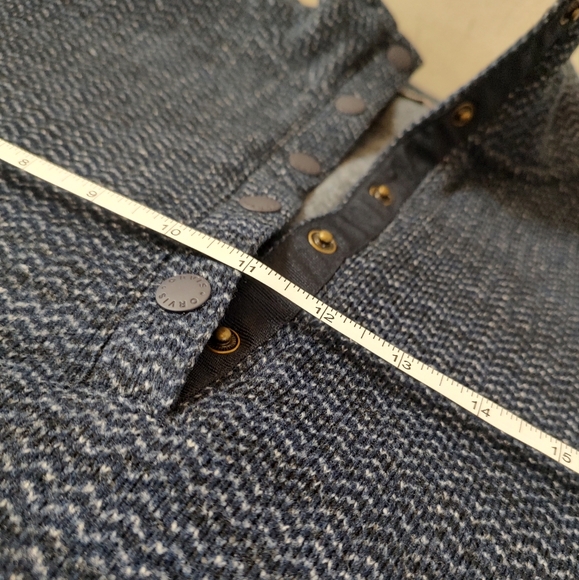 Orvis Fleece Lined Pullover 1/4 Button Navy Large New without Tags - Picture 16 of 16